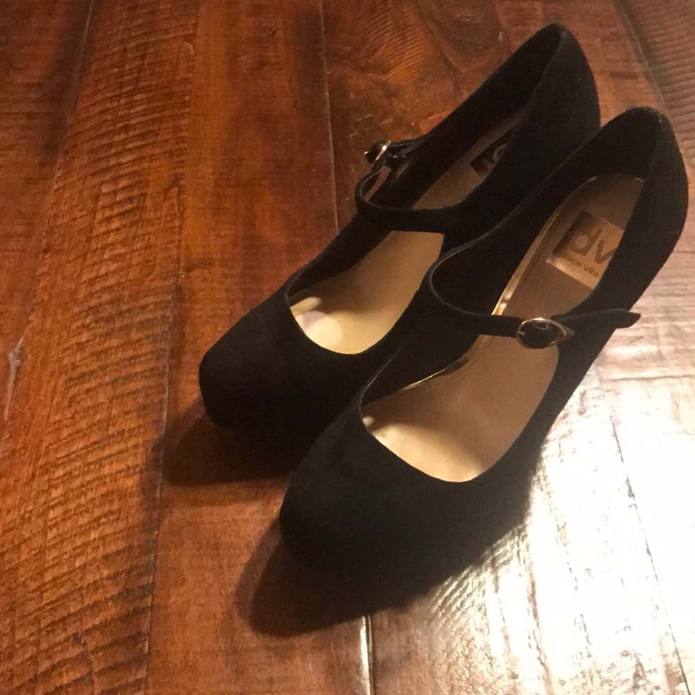 DOLCE VITA Black Platform Heels